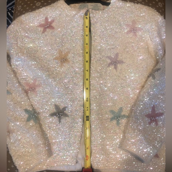 1950’s Vintage Beaded Hand Sewn Cardigan - Picture 7 of 7